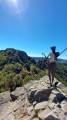 Vue du rocher d'Abraham depuis la statue