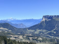 View from the summit: Mont Blanc, Granier, Savoie