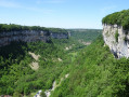Höhlen von Baume-les-Messieurs über die Aussichtsplattformen