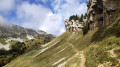 Vue en direction du Col de la Sure depuis le sud