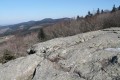 Vue Est Nord- Est vers le Mont Saint Rigaud 1010m en hiver.