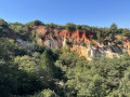 General view of the ochre quarries