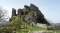 Schloss Roquefixade und Höhle von Coulzonne