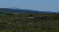 Vue lointaine vers le pic Saint Loup et la montagne de l'Hortus