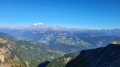 Vue Mont Blanc depuis le lac Charvin