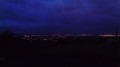 Vue nocturne sur Lyon depuis Chateauvieux