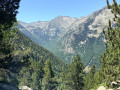 Vue oppos&eacute;e au d&eacute;part de la descente