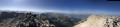 Vue panoramique au sommet du mont Pelat