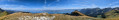 Vue panoramique en haut du Pic de Boré
