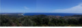 Vue panoramique sur la Méditerranée.