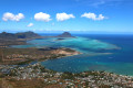 Vue panoramique sur le lagon et le morne