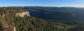 vue panoramique sur les cantons suisse de berne et neuchatel