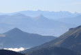 Vue panoramique sur les sommets béarnais et espagnols