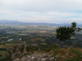 Vue panoramique vers l'aérodrome de Sisteron-Vaumeilh