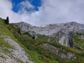 Vue peu avant la zone de lapiaz