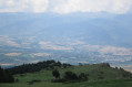 Vue plongeante sur la vallée et sur Puigcerda