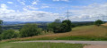 View of the Jura Mountains and the Chrischona tower