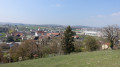 Vue sur Boncourt et au loin Delle