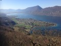 Vue sur Brison-Saint-Innocent et le lac du Bourget