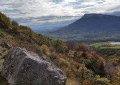 Vue sur Ceuze en montant depuis Rougier