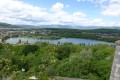 Vue sur étang des forges et au loin la planche des belles filles