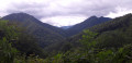 Vue sur Guzet et les sommets