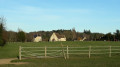 Vue sur l'église de Mittainville