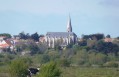 Vue sur l'église de Saint-Cyr-en-Retz
