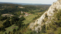 Vue sur l'église Les Bouchoux Vue sur l'église Les Bouchoux