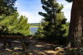 vue sur l'étang du Pourra