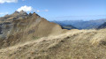 Unterhalb des le Moine, Col de Séron und Gipfel von La Chaux ab dem Lac Rétaud