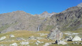 Vue sur la cascade en arrivant sur l'intersection avec le GR 55