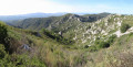 Vue sur la chaîne de l'Etoile