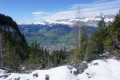 Vue sur la chaîne des Aravis