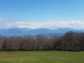 Vue sur la chaîne du Mont Blanc