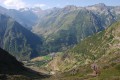 Vue sur la Chapelle-en-Valgaudemar où il faut redescendre