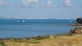 vue sur la cote anglaise depuis le chemin