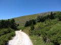 Vue sur la crête aller