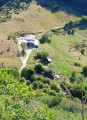 Vue sur la ferme du col