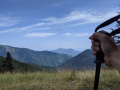 Vue sur la frontière franco-italienne