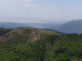 vue sur la méditerrannée depuis les crêtes du sanctuaire