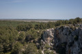 Vue sur la mer depuis le gouffre de l'Œil Doux