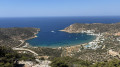 Vue sur la plage d&rsquo;Agios Georgios