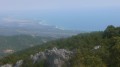 Vue sur la plaine orientale du haut du Monte Santu Vue sur la plaine orientale du haut du Monte Santu