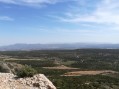 Vue sur la sainte Baume depuis le pas du Clapier