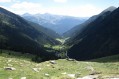 Vue sur la vallé de ransol depuis la cabane de Jan