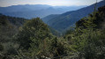 Vue sur la vallée de l'Eyrieux depuis le col d'Aurelle Vue sur la vallée de l'Eyrieux depuis le col d'Aurelle