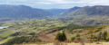 Vue sur la vall&eacute;e de la Roche des Arnaud jusqu'&agrave; Montmaur