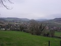 Vue sur la vallée de saint Aubin le Cauf