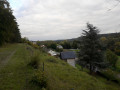 Vue sur la vallée depuis l'ancienne voie ferrée